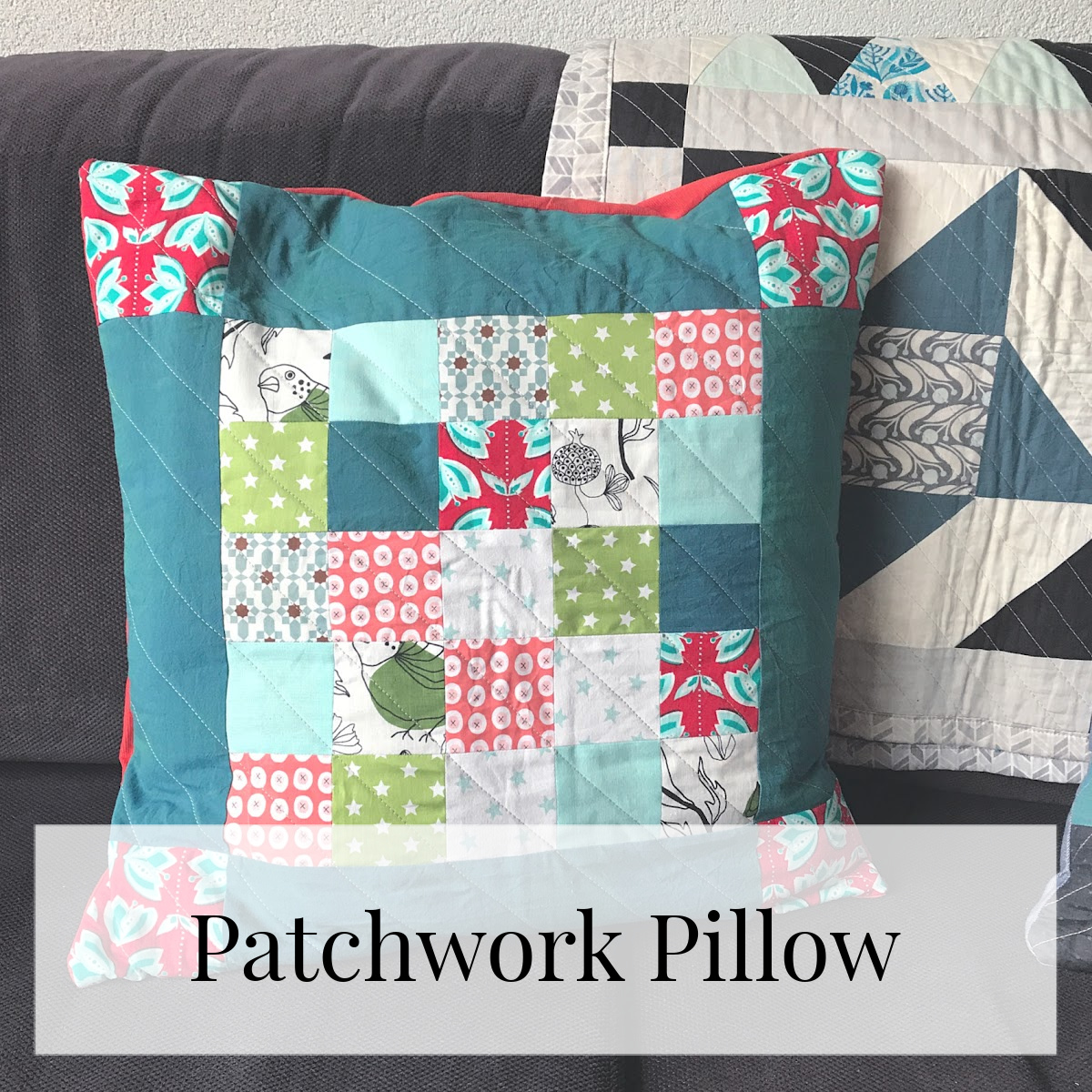 patchwork pillow pdf patroon