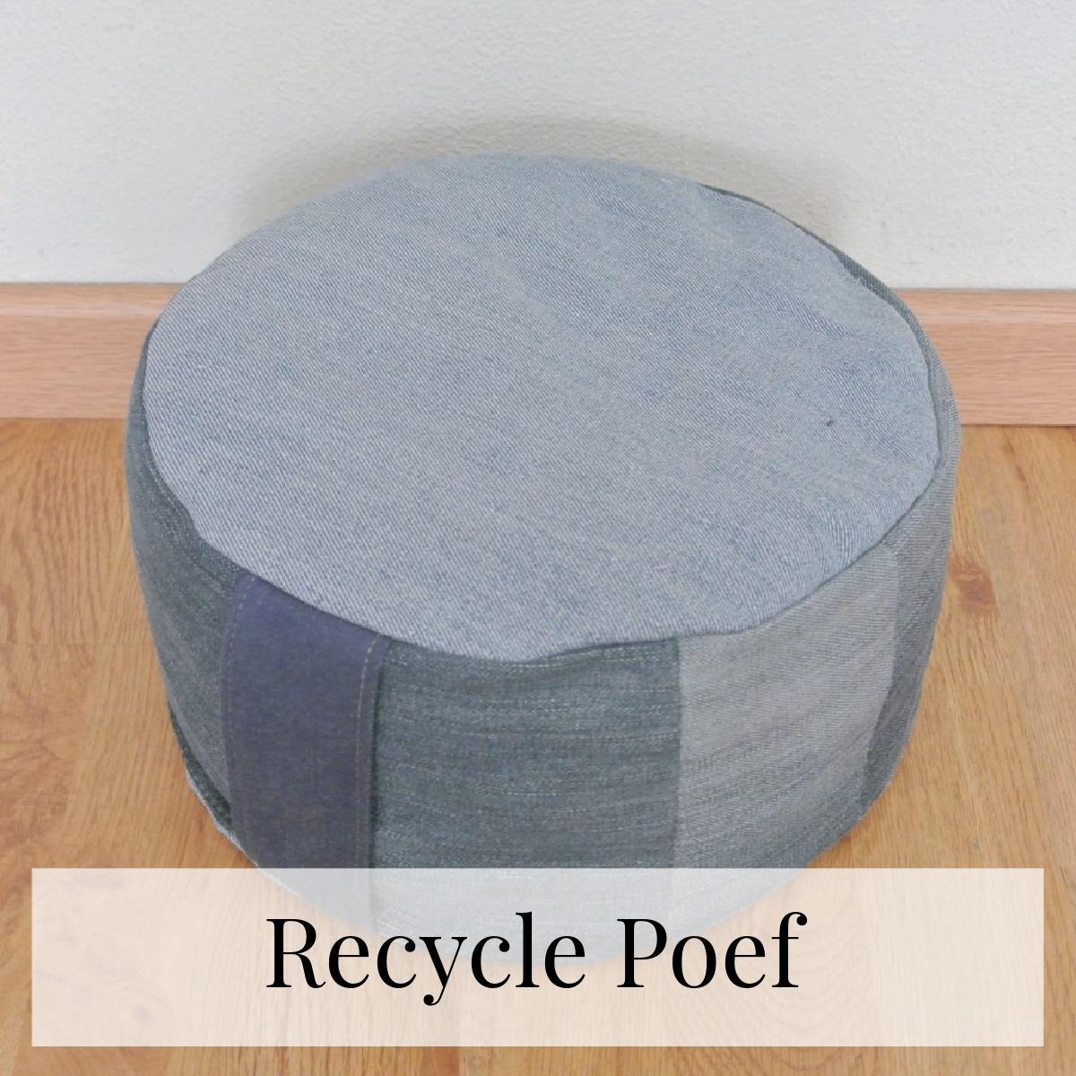 Recycle Poef naaipatroon