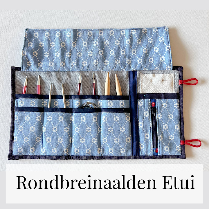 patroon rondbreinaalden etui