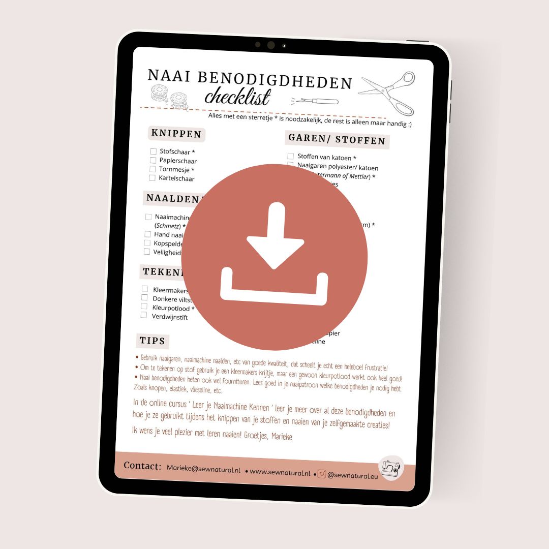 Mockup Naaibenodigdheden Checklist