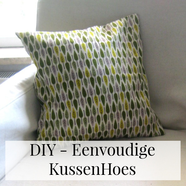 eenvoudige kussenhoes gratis patroon