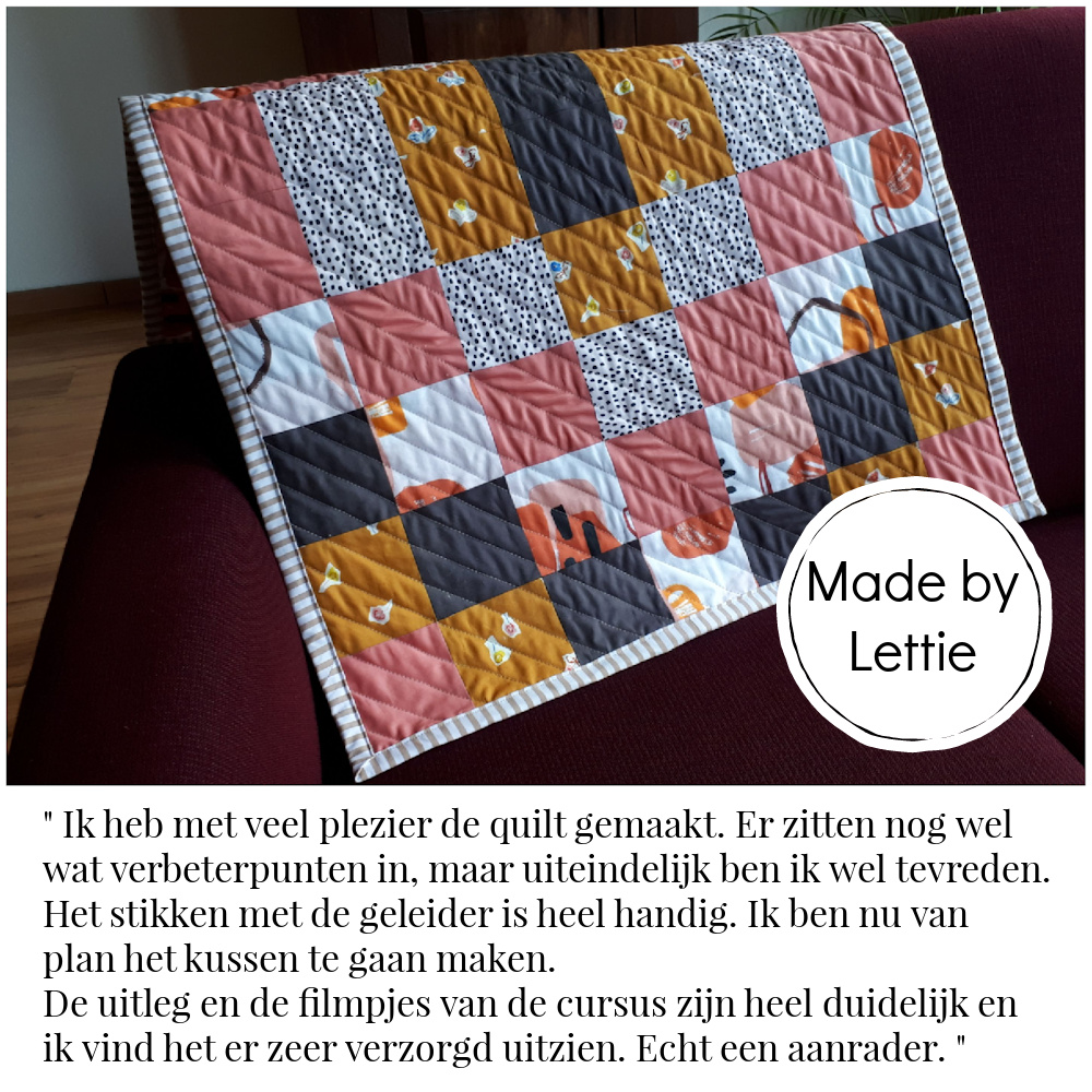 Review Lettie QuiltCursus Review Lettie QuiltCursus