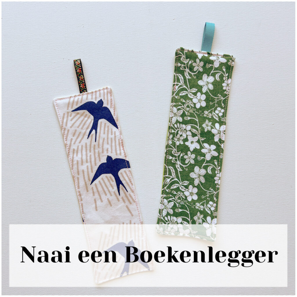 naai een boekenlegger - eenvoudig naaipatroon voor beginnende naaisters