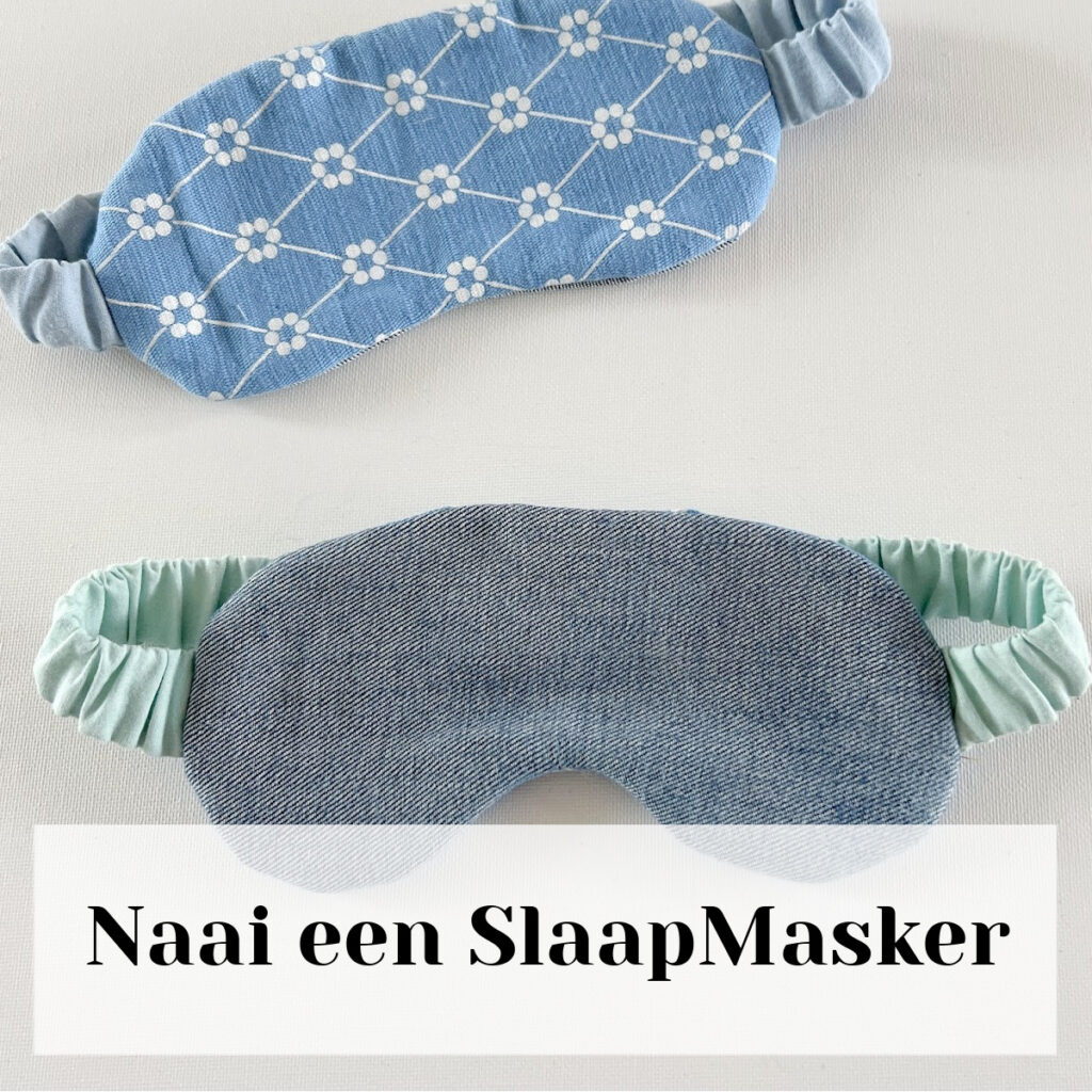 naaipatroon naai een slaapmasker